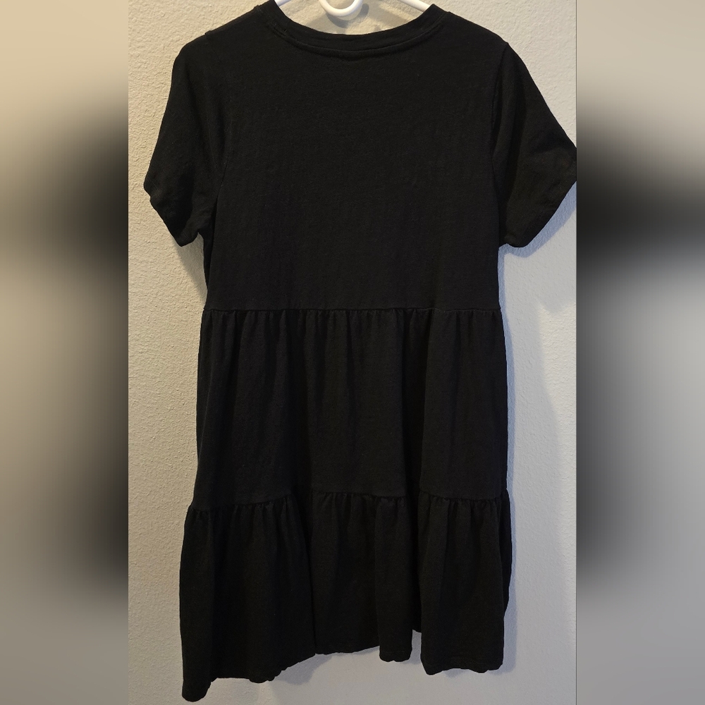 Black Short Sleeve Dress